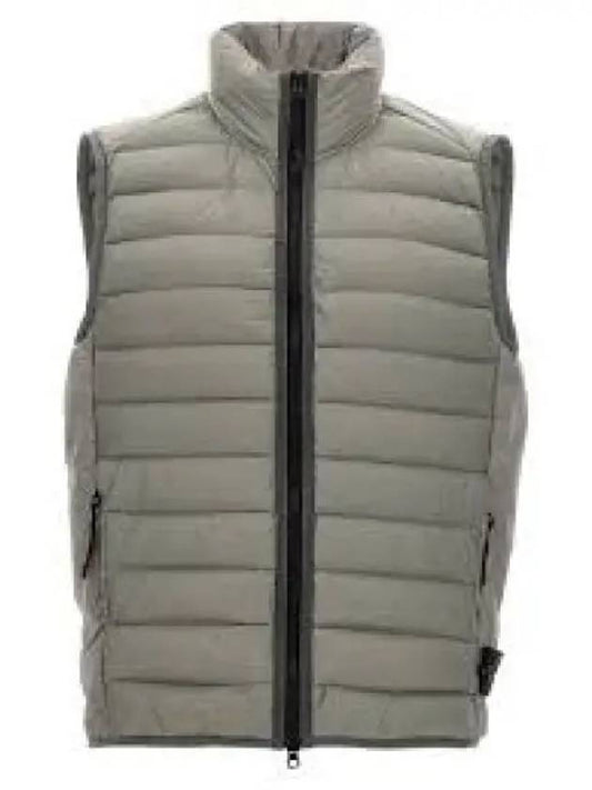 Loom Woven Chambers Recycled Nylon Down TC Vest Grey - STONE ISLAND - BALAAN 2