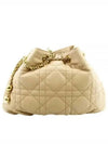 Supple Macrocannage Lambskin Medium Ammi Shoulder Bag Beige - DIOR - BALAAN 2