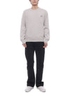 Bold Fox Head Wool Knit Top Light Grey - MAISON KITSUNE - BALAAN 4