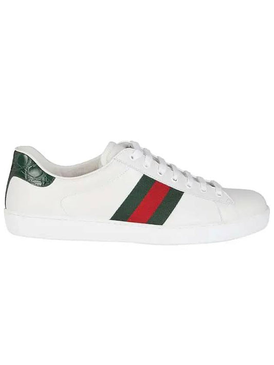 Ace Leather Sneakers White - GUCCI - BALAAN 1