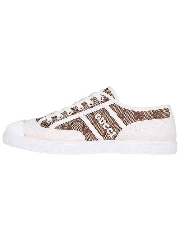 Original GG Fabric Low Top Sneakers Beige - GUCCI - BALAAN 4