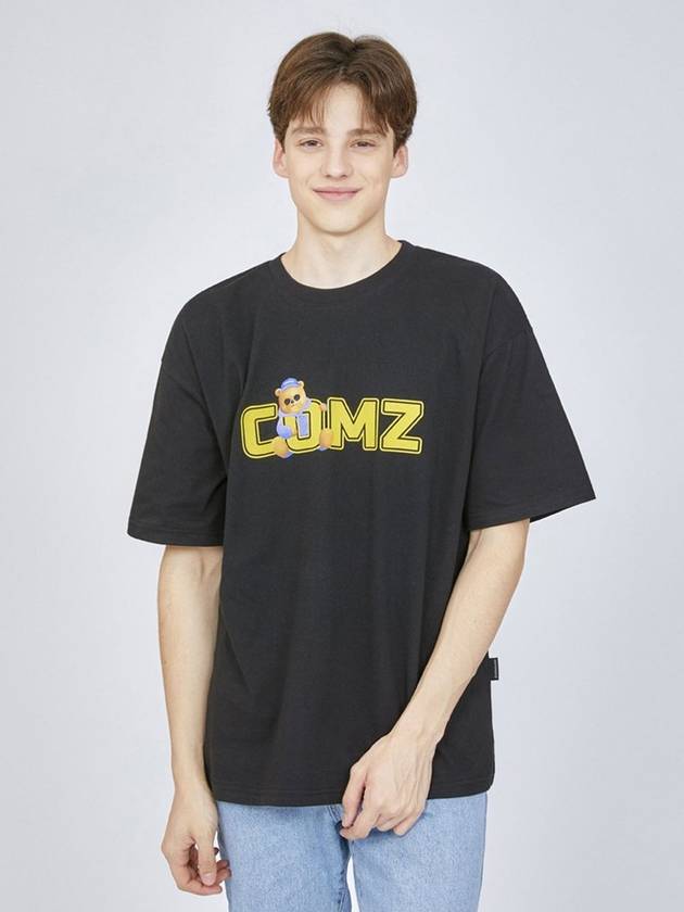 Very Perry Bear Short Sleeve T-Shirt Black - COMMONZ - BALAAN 3