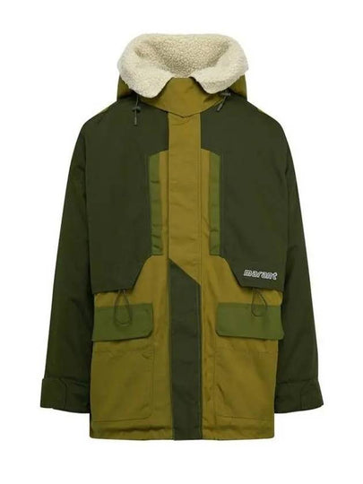 Ganeri Color Block Parka Khaki - ISABEL MARANT - BALAAN 2