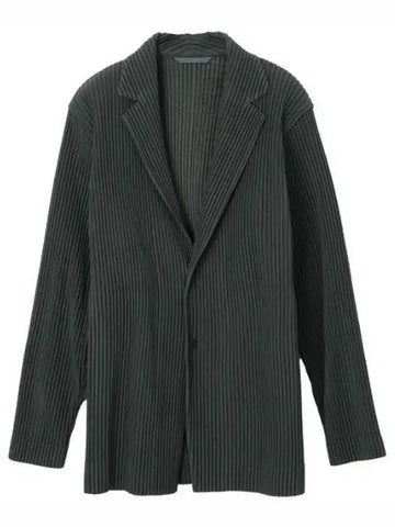 Homme Pliss Pleated Basic Blazer Jacket - ISSEY MIYAKE - BALAAN 1