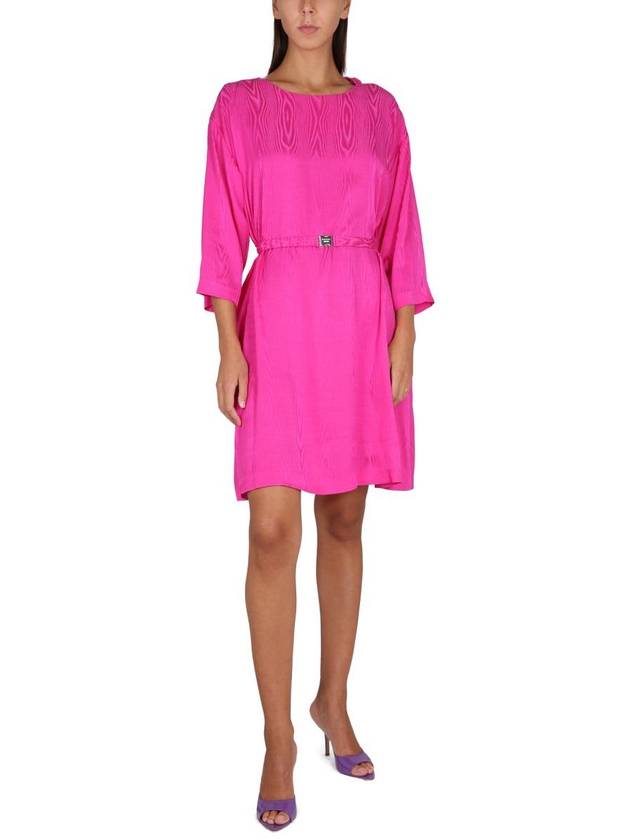 Boutique Midi Dress 04201130 0219 FUCHSIA - MOSCHINO - BALAAN 3