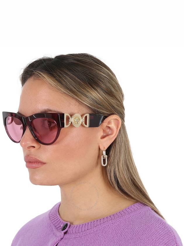 Versace Pink Mirrored Cat Eye Ladies Sunglasses VE4440U 5263A4 56 - VERSACE - BALAAN 2