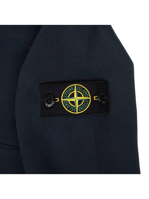 Compass Logo Patch Hoodie Top Navy - STONE ISLAND - BALAAN 6