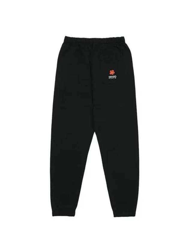 Balk Flower Crochet Jogger Track Pants Black - KENZO - BALAAN.