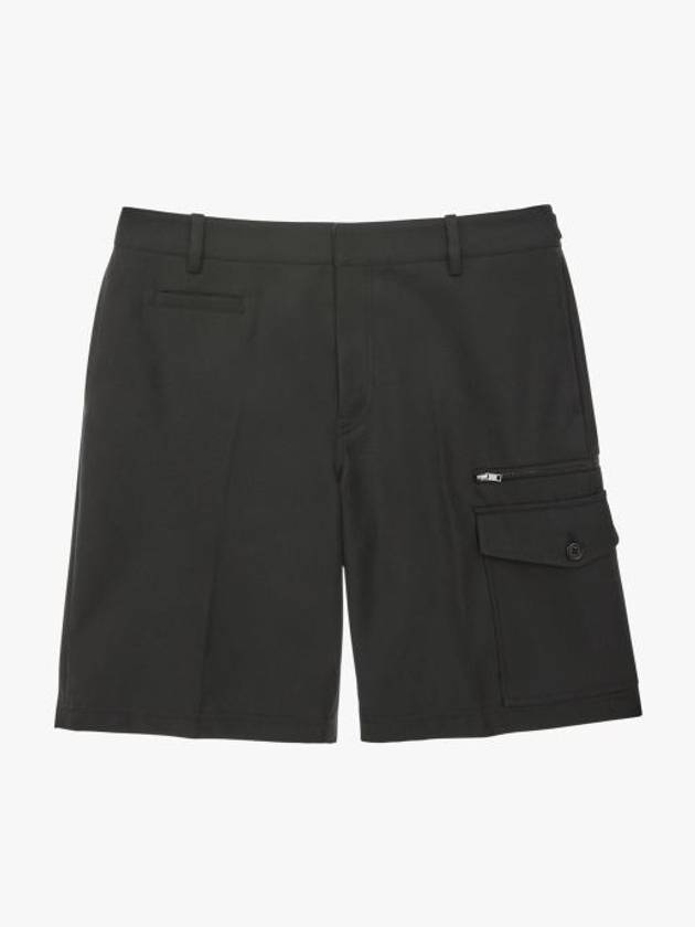 Wide Cargo Shorts Burnt Olive - HELMUT LANG - BALAAN 2