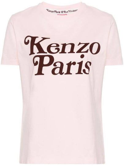 Short Sleeve T-Shirt FE52TS1184SO34 Pink - KENZO - BALAAN 2