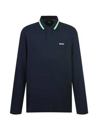 Line point logo long sleeve polo shirt 50476443 404 - BOSS - BALAAN 1