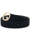 Blondie Wide Belt Black - GUCCI - BALAAN 3