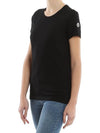 Logo Patch Jersey Cotton Short Sleeve T-Shirt Black - MONCLER - BALAAN 5