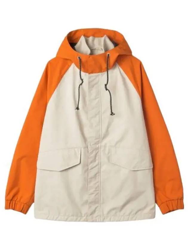 Color block parka jacket cement orange jumper - JW ANDERSON - BALAAN 1