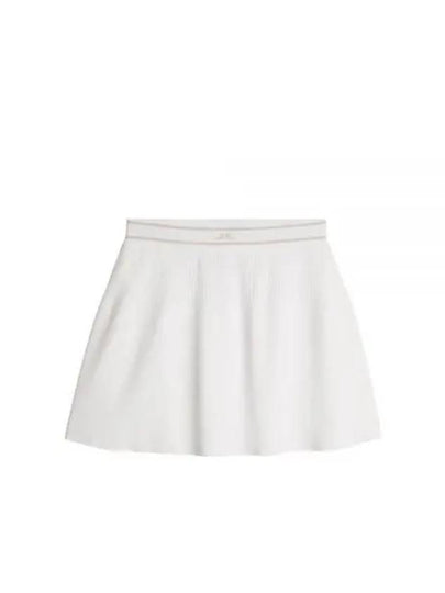 Emma Knit Skirt White - J.LINDEBERG - BALAAN 2