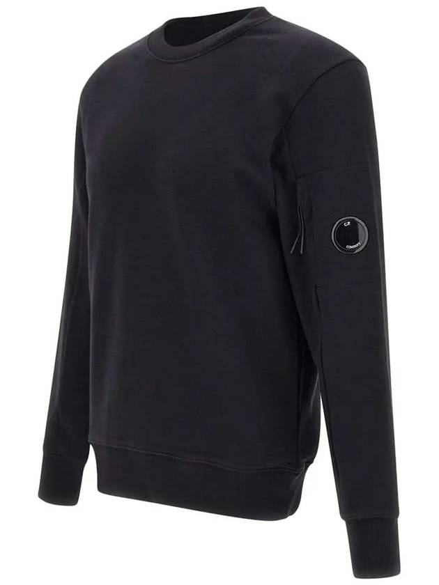 Light Fleece Sweatshirt Black - CP COMPANY - BALAAN 4