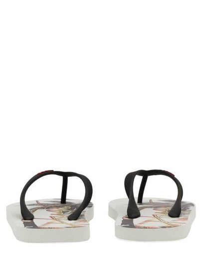 SLIDE SANDAL WITH PRINT - HUGO BOSS - BALAAN 2