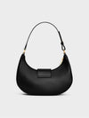 Ava Triomphe Smooth Calfskin Shoulder Bag Black - CELINE - BALAAN 4