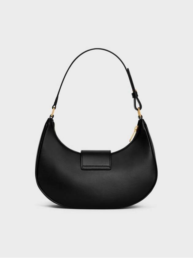 Ava Triomphe Smooth Calfskin Shoulder Bag Black - CELINE - BALAAN 4