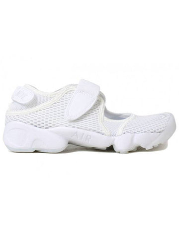 Air Rift Breathe Low Top Sneakers White Pure Platinum - NIKE - BALAAN 1