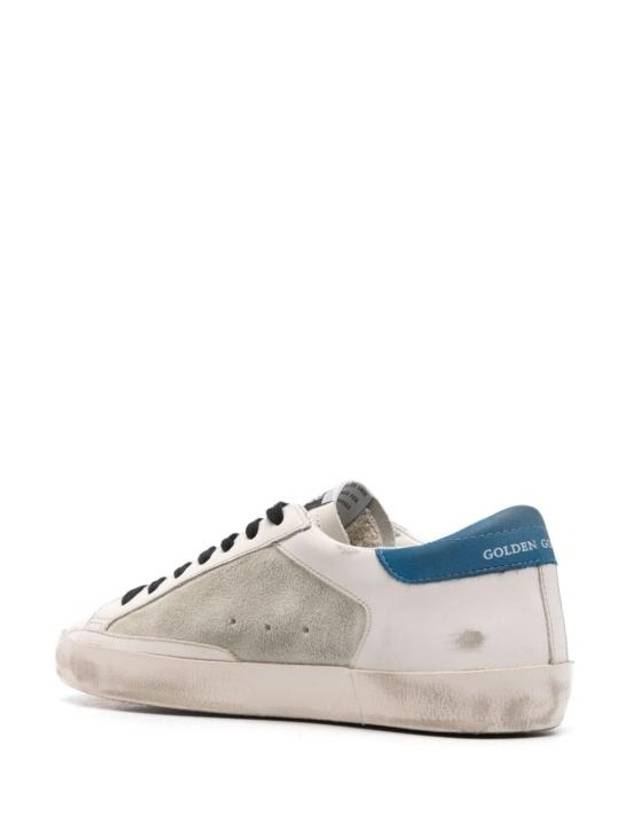 Superstar Leather Low Top Sneakers Blue White - GOLDEN GOOSE - BALAAN 5