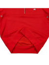 Track Quarter Zipper Sweatshirt Red - AMI - BALAAN 9