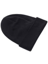 Pure Wool Beanie Black - MONCLER - BALAAN 6