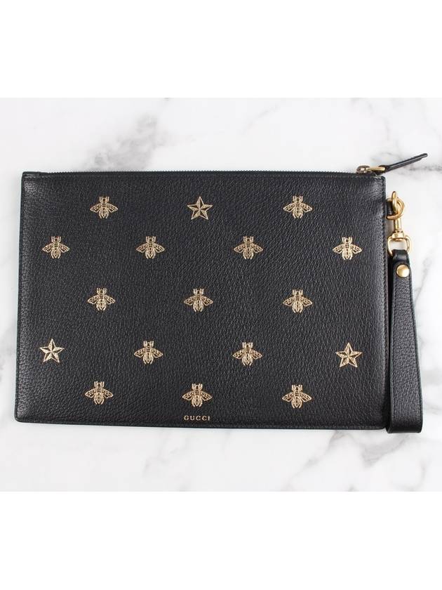 Gucci Bee Star Strap Clutch Bag - LOUIS VUITTON - BALAAN 4