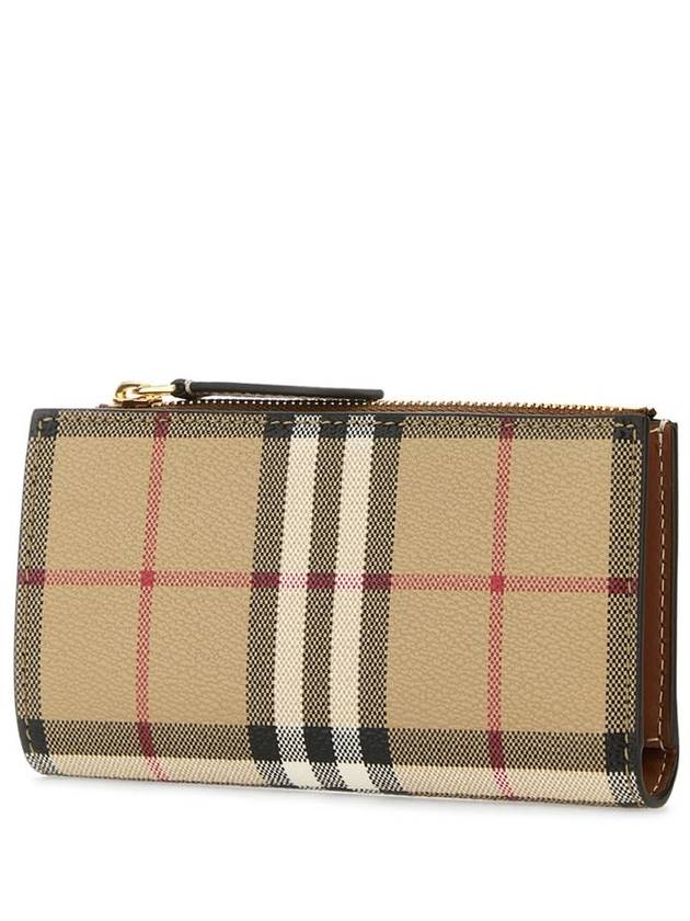 Check Bifold Wallet Beige - BURBERRY - BALAAN 3