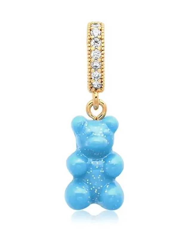 NOSTALGIA BEAR LAGOON PAVE CONNECTOR Nostalgia Haribo Bear Cubic Pendant Resin Charm - CRYSTAL HAZE - BALAAN 2