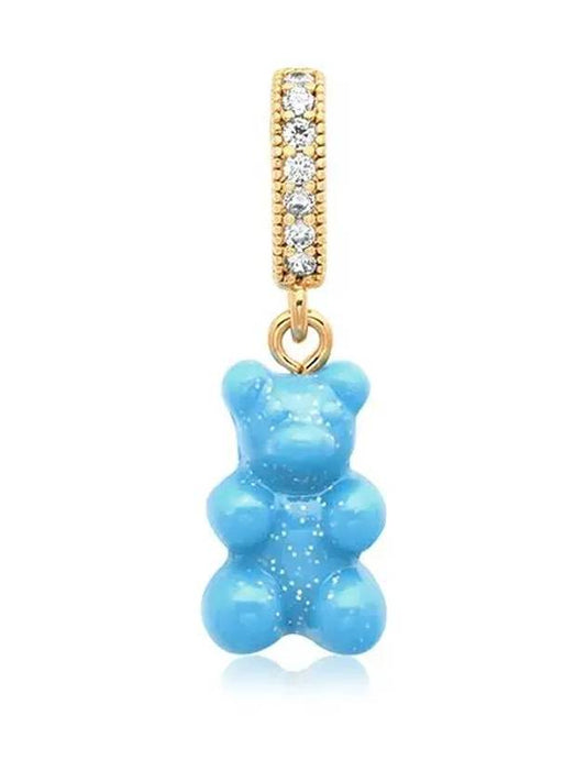 NOSTALGIA BEAR LAGOON PAVE CONNECTOR Nostalgia Haribo Bear Cubic Pendant Resin Charm - CRYSTAL HAZE - BALAAN 1