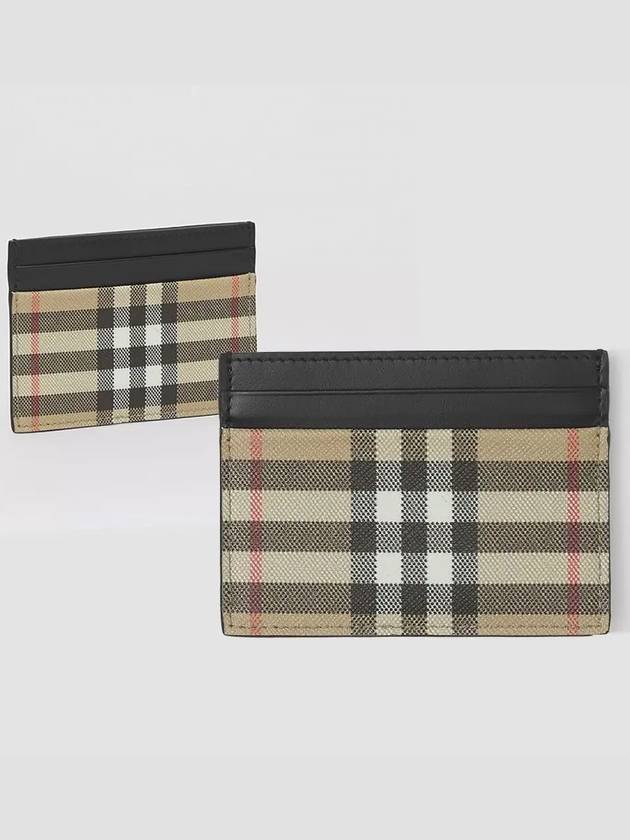 Men's Vintage Check Card Wallet Beige - BURBERRY - BALAAN 2