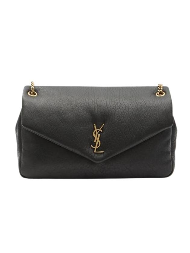 Calypso Chain Large Shoulder Bag Black - SAINT LAURENT - BALAAN 1