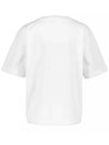 Logo Crew Neck Short Sleeve T-Shirt White - ACNE STUDIOS - BALAAN 4