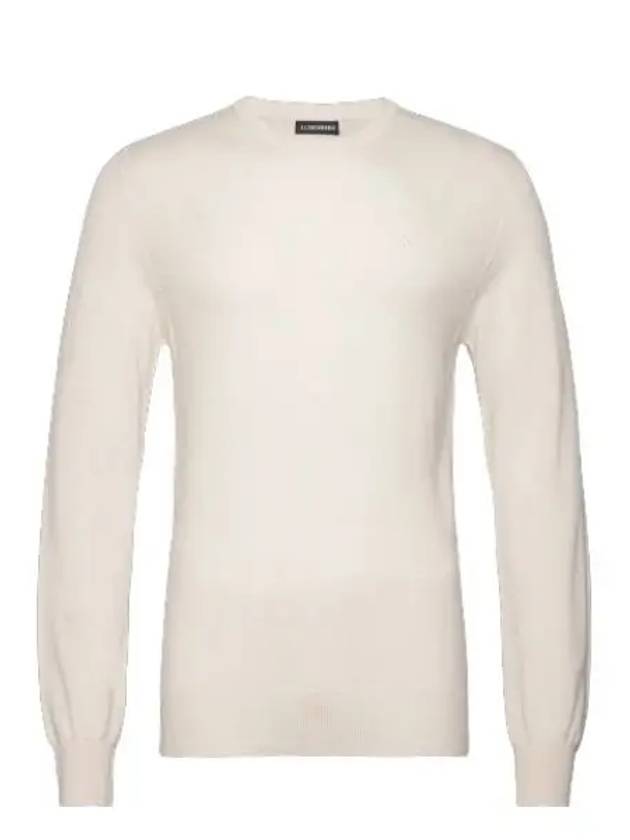 Lyle Light Merino Wool Knit Top Cloud White - J.LINDEBERG - BALAAN 2