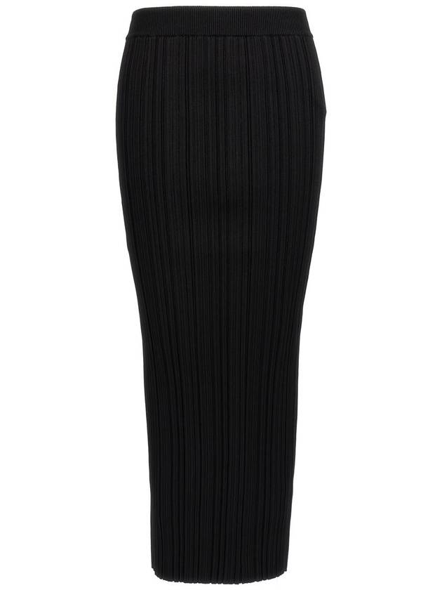 Balmain Pleated Midi Skirt - BALMAIN - BALAAN 1