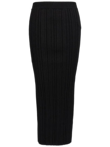 Balmain Pleated Midi Skirt - BALMAIN - BALAAN 1