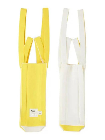 Two way shopper bag yellow stripe - PLEATSMAMA - BALAAN 2