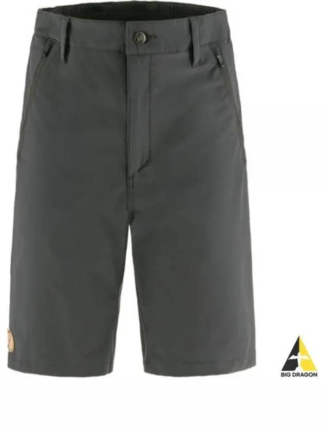 Men's Abisko Trail Stretch Shorts Dark Grey - FJALL RAVEN - BALAAN 2