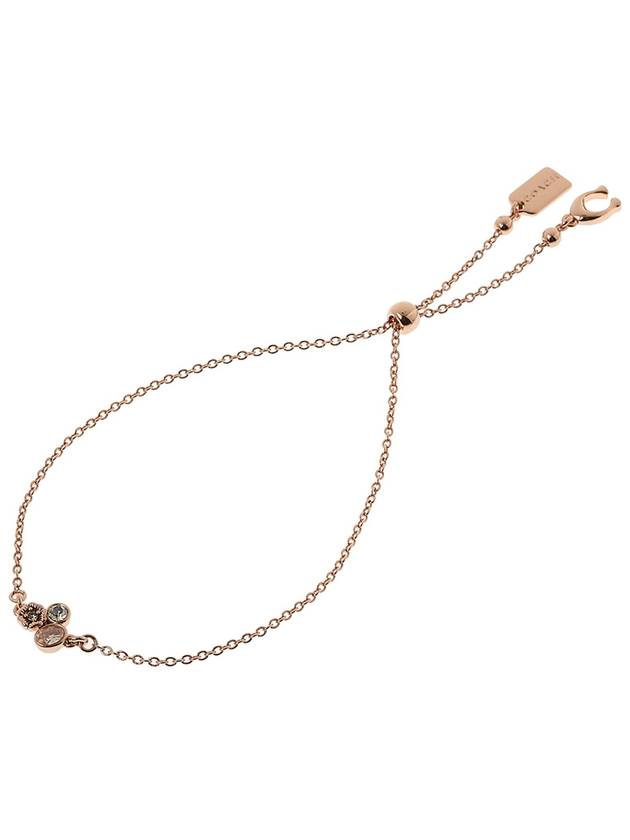 Mini Crystal Slider Bracelet C9329 ROSE GOLD - COACH - BALAAN 9