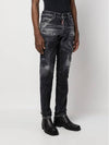 Men's Painted Washed Grey Cool Guy Jeans - DSQUARED2 - BALAAN 8