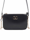 Women's V Logo Mini Cross Bag 4W0P0AA9 MIM 0NO 24S - VALENTINO - BALAAN 1