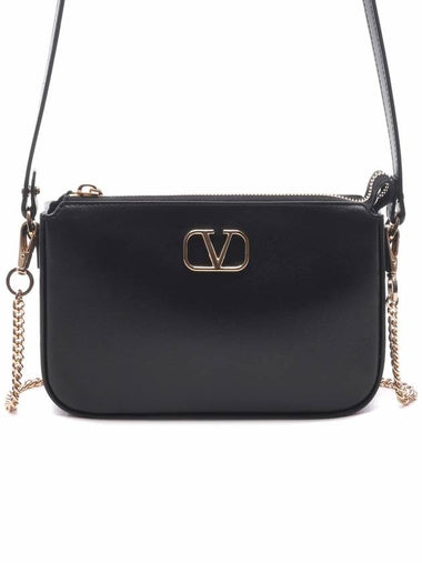 Women's V Logo Mini Cross Bag 4W0P0AA9 MIM 0NO 24S - VALENTINO - BALAAN 1