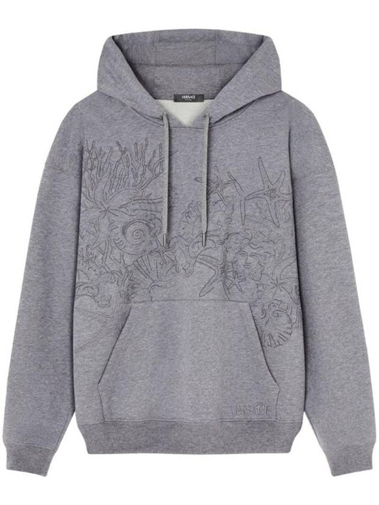 Logo embroidery hoodie 10139791A11439 - VERSACE - BALAAN 1