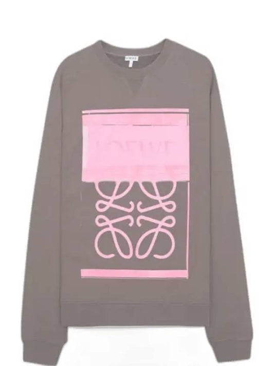 Photocopy Anagram Logo Sweatshirt Brown - LOEWE - BALAAN.