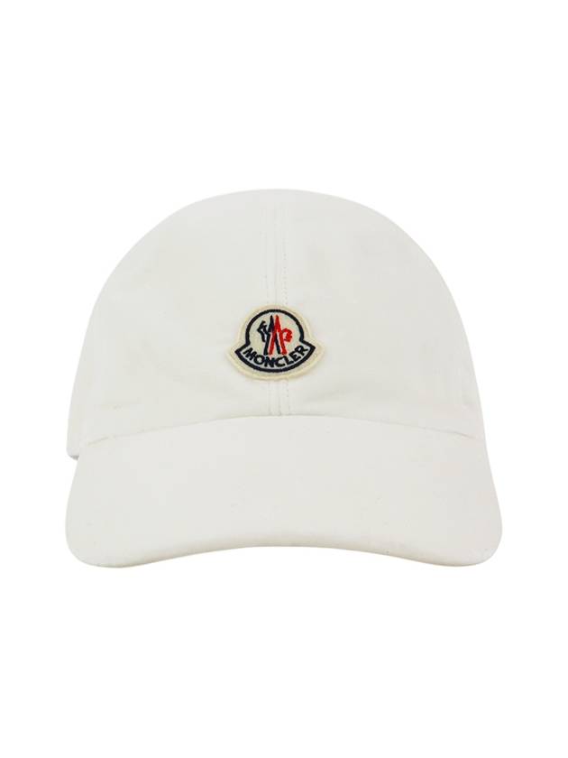 Logo Applique Velvet Ball Cap 3B00025 549SE 034 - MONCLER - BALAAN 2