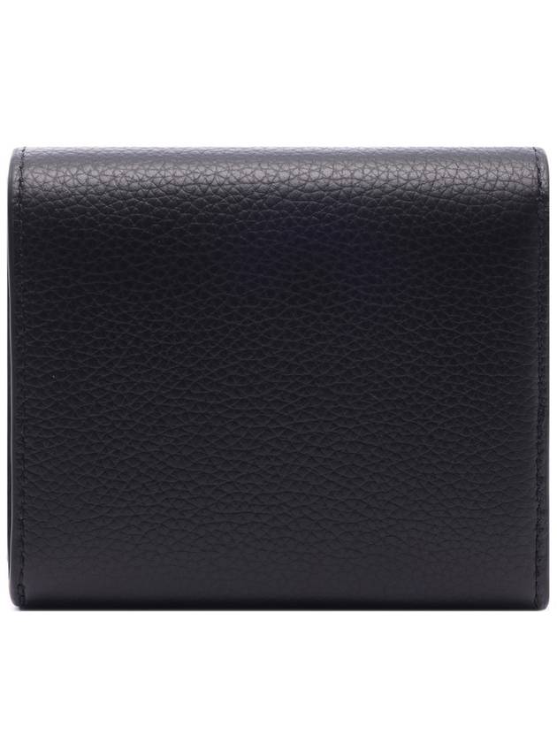 Continental French Classic Grain Half Wallet Black - MULBERRY - BALAAN 5