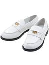 Brushed Leather Penny Loafers White - MIU MIU - BALAAN 2