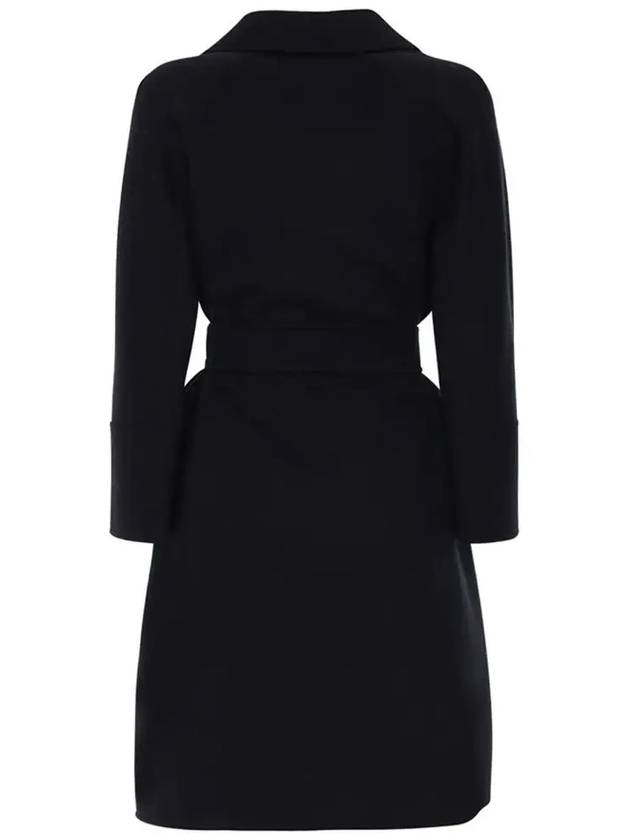 12th Anniversary Arona Belted Wool Coat Black 90161309 013 - MAX MARA - BALAAN 3