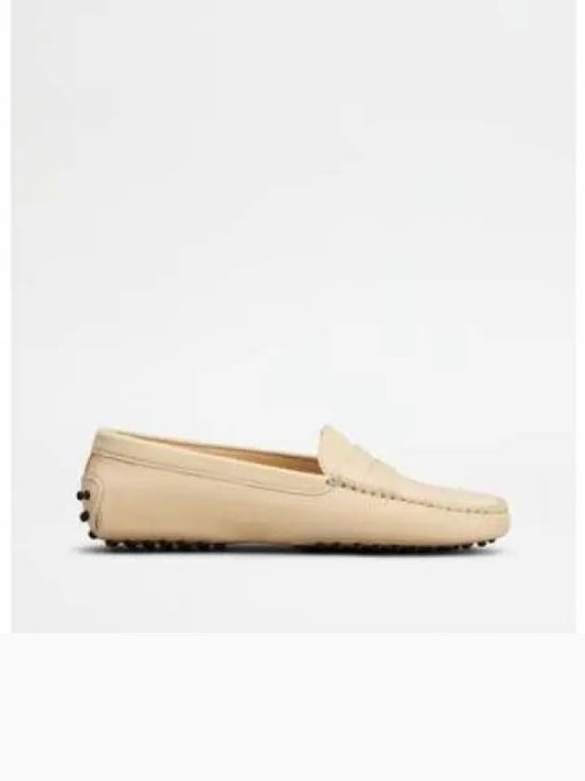 TODS Gomino Driving Loafers Beige XXW00G00010SZKC600 - TOD'S - BALAAN 1